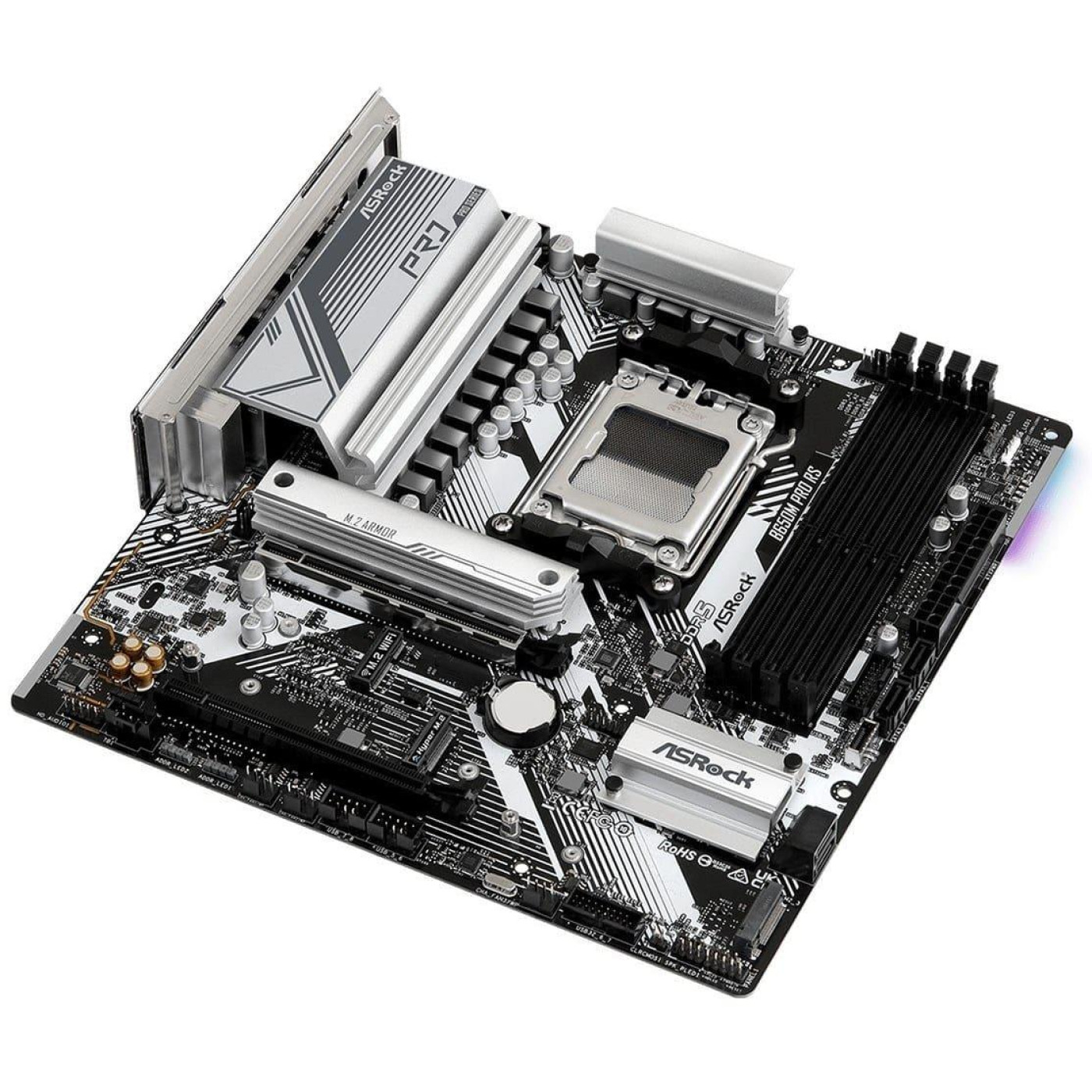 Материнская плата AsRock B650M PRO RS (B650M PRO RS) (Socket AM5, AMD B650, Micro-ATX)
