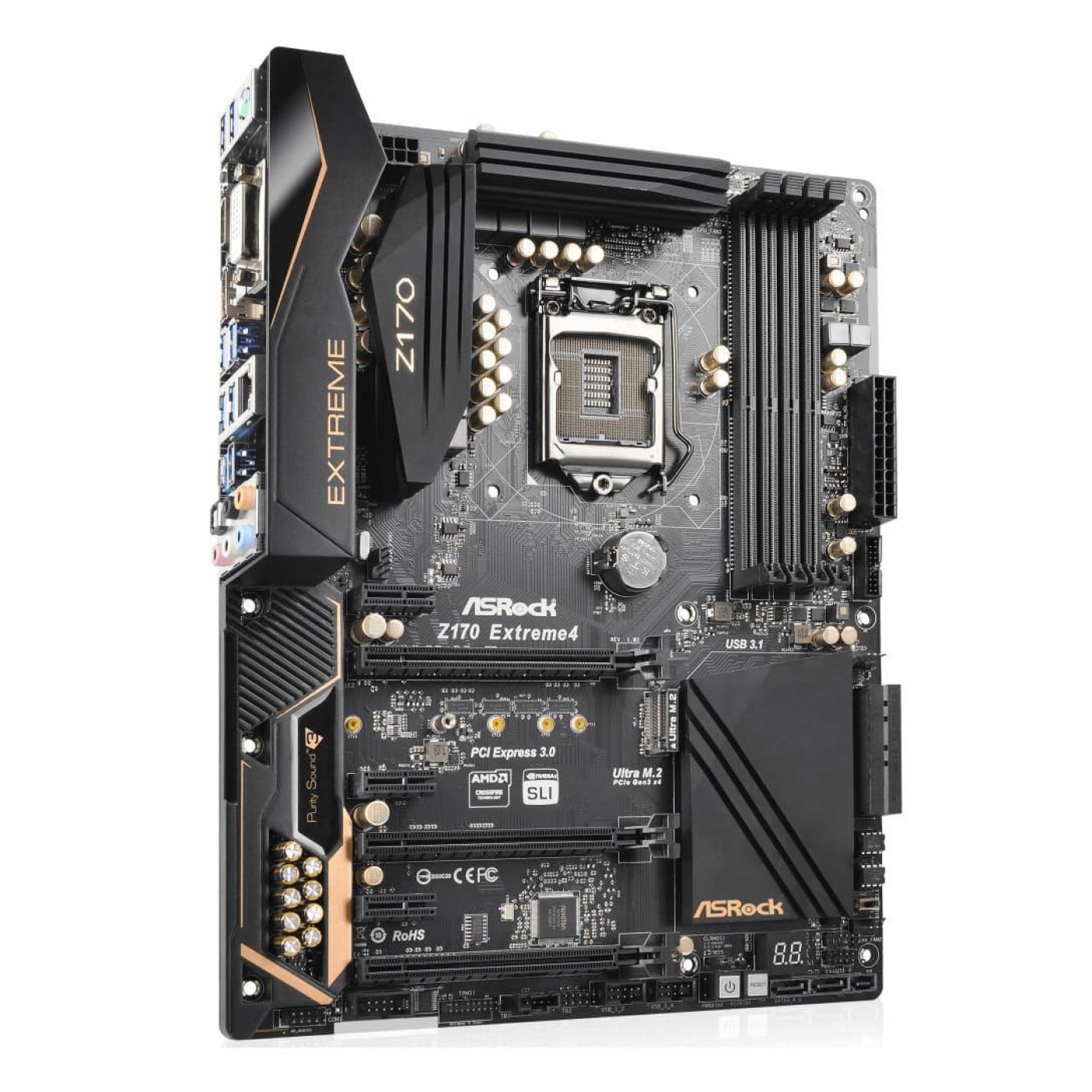 Материнська плата AsRock Z170 Extreme4 ( (Socket 1151, Intel Z170, ATX) Б/в