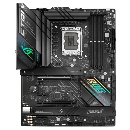 Материнська плата ASUS ROG STRIX B660-F GAMING WIFI (ROG STRIX B660-F GAMING WIFI+Рамка для сокету) (Socket 1700, Intel B660, ATX) Б/в,U1