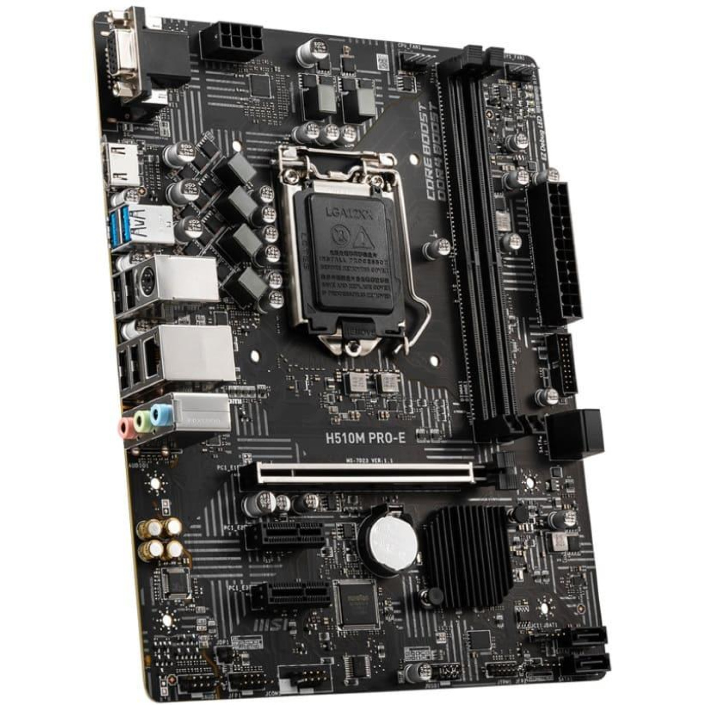 Материнская плата MSI H510M PRO-E (H510M PRO-E) (Socket 1200, Intel H510, Micro-ATX) Б/у,U1