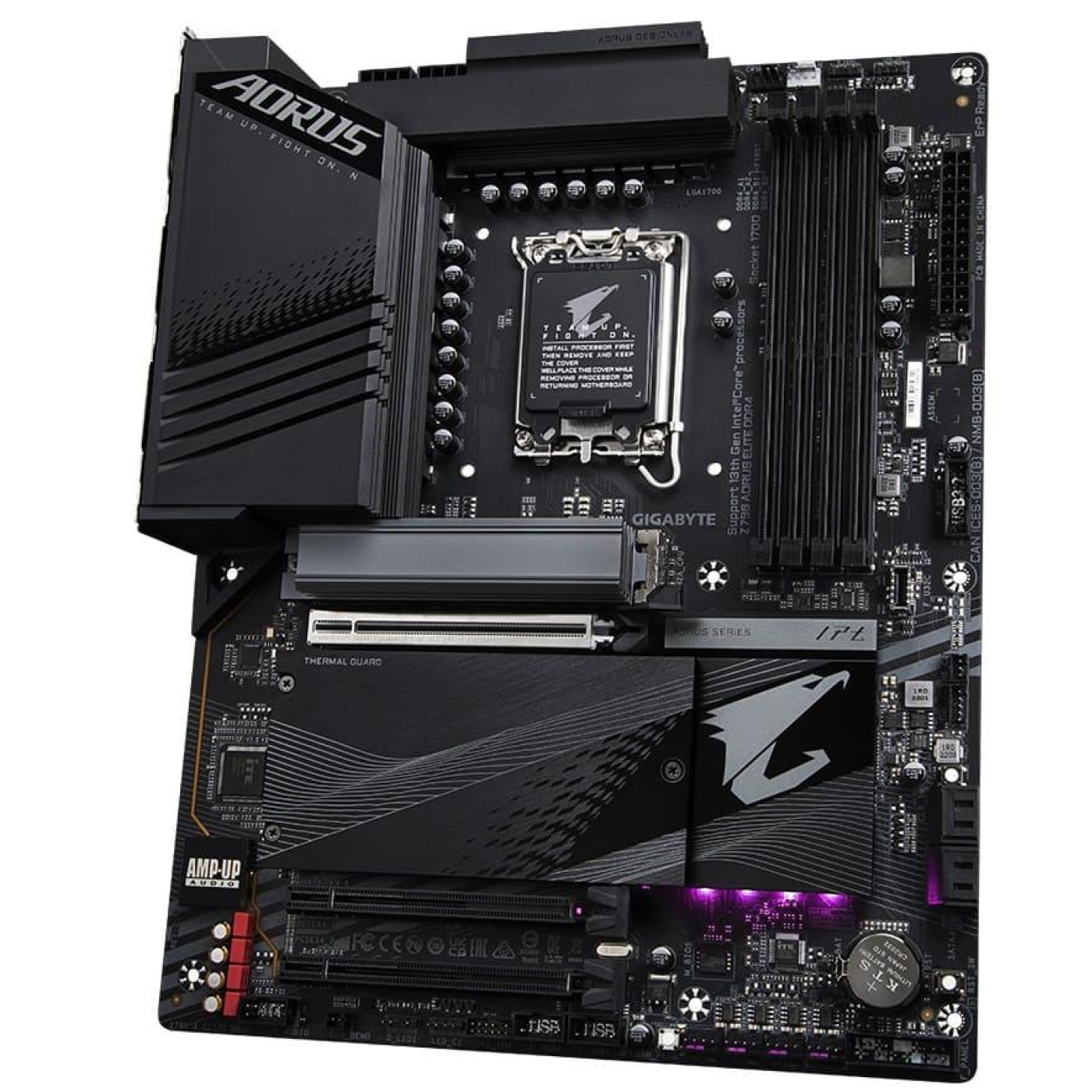 Материнська плата Gigabyte Z790 AORUS ELITE DDR4 (Z790 AORUS ELITE DDR4) (Socket 1700, Intel Z790, ATX) U1