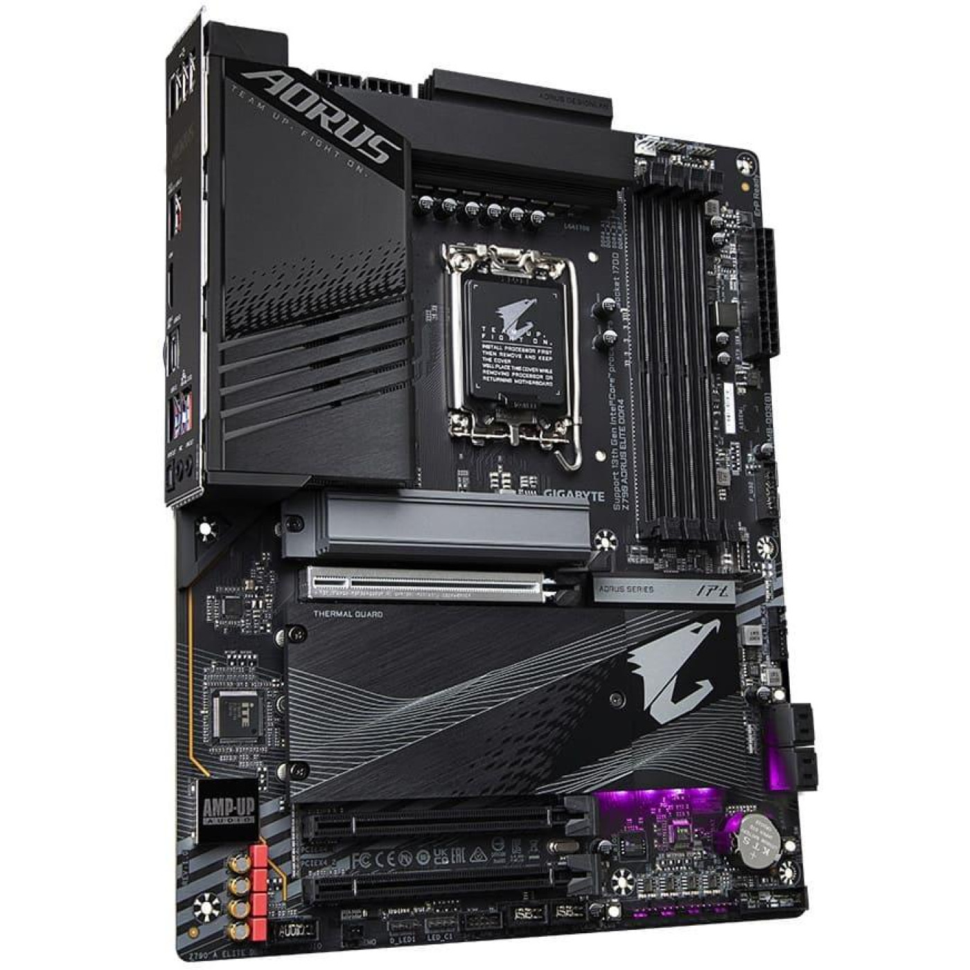 Материнська плата Gigabyte Z790 AORUS ELITE DDR4 (Z790 AORUS ELITE DDR4) (Socket 1700, Intel Z790, ATX) U1