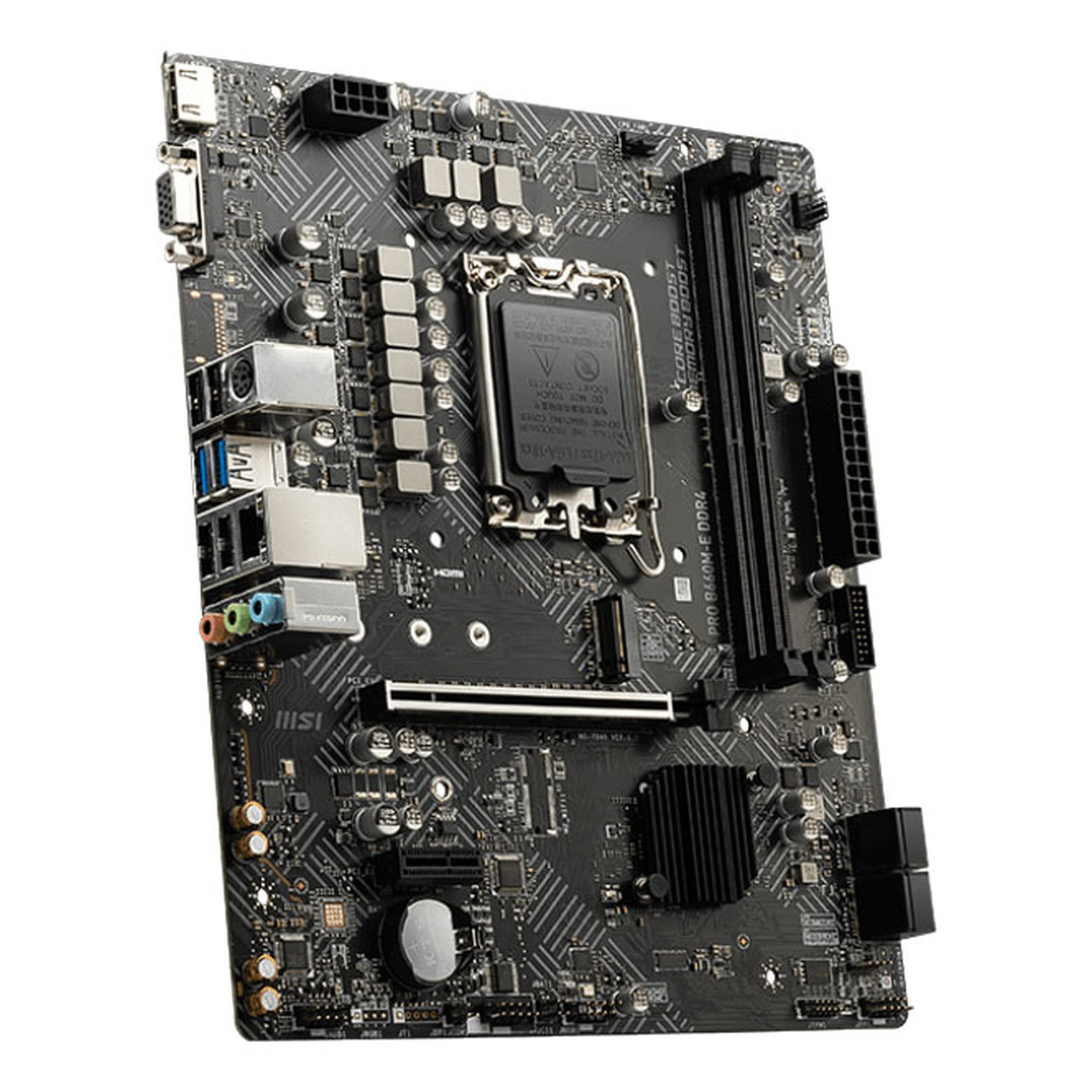Материнская плата MSI PRO B660M-E DDR4 (PRO B660M-E DDR4) (Socket 1700, Intel B660, Micro-ATX) Б/у