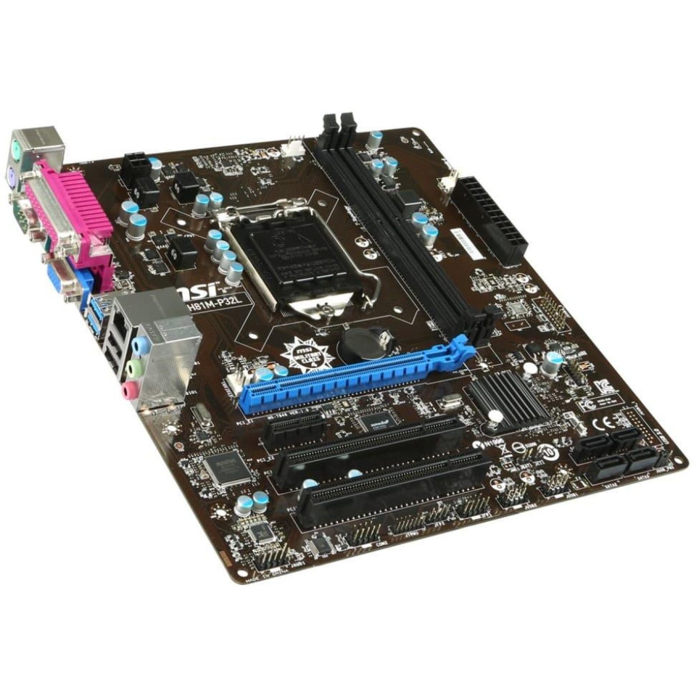 Материнська плата MSI H81M-P32L (H81M-P32L) (s1150, Intel H81, Micro-ATX)