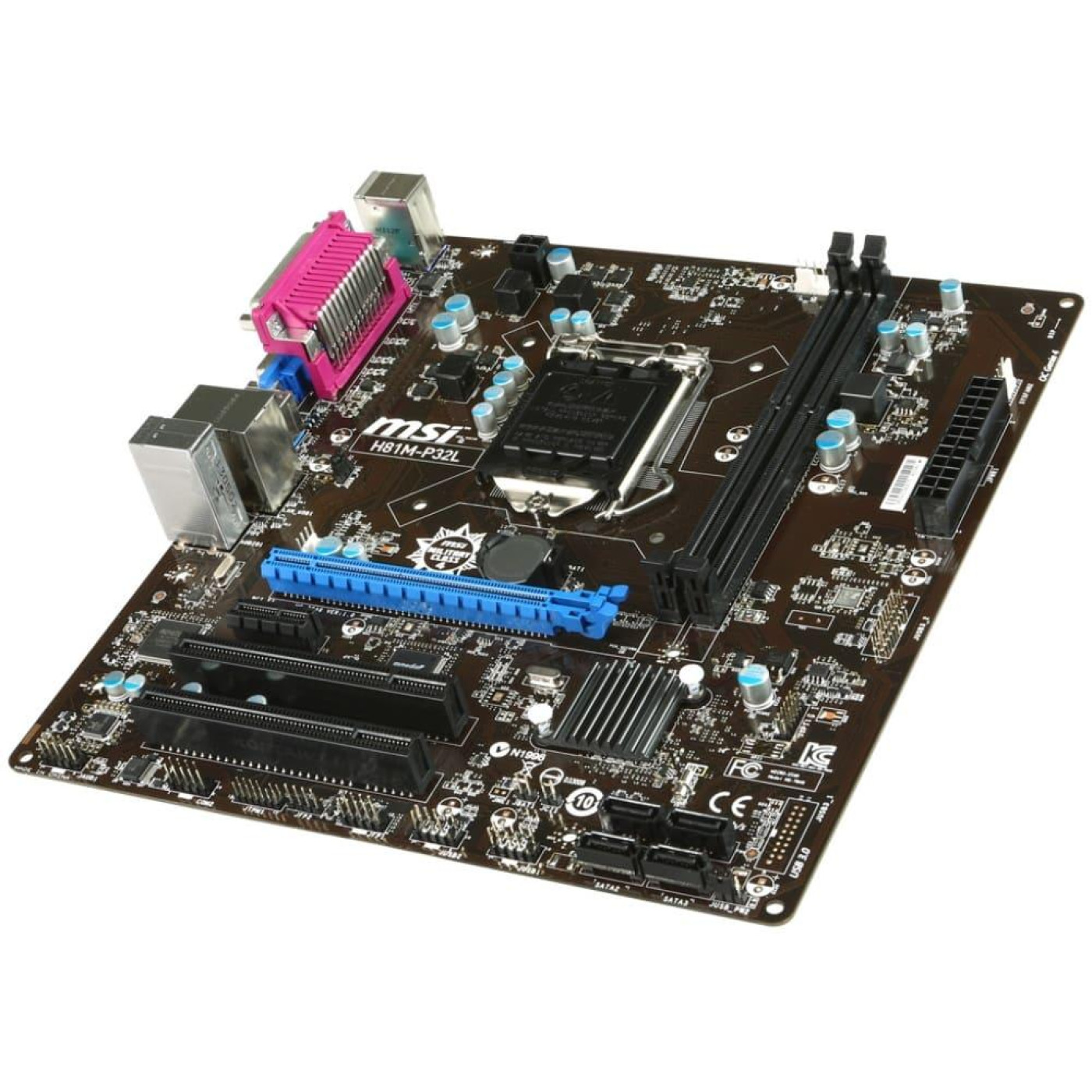 Материнська плата MSI H81M-P32L (H81M-P32L) (s1150, Intel H81, Micro-ATX)