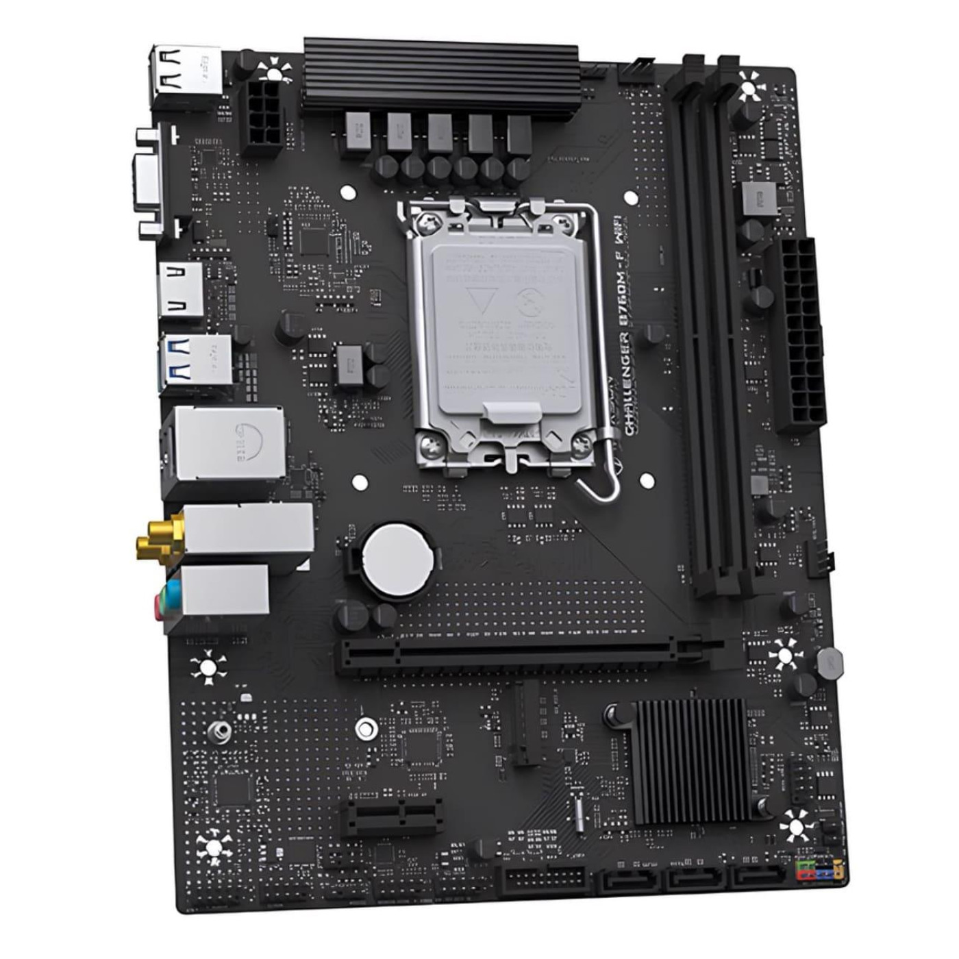 Материнская плата MAXSUN Challenger B760M-F WIFI (MS-Challenger B760M-F WIFI) (Socket 1700, Intel B760, Micro-ATX)