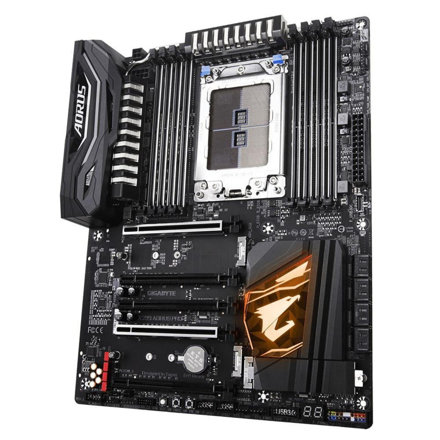 Материнська плата Gigabyte X399 Aorus Pro (X399 Aorus Pro) (sTR4, AMD X399, ATX)