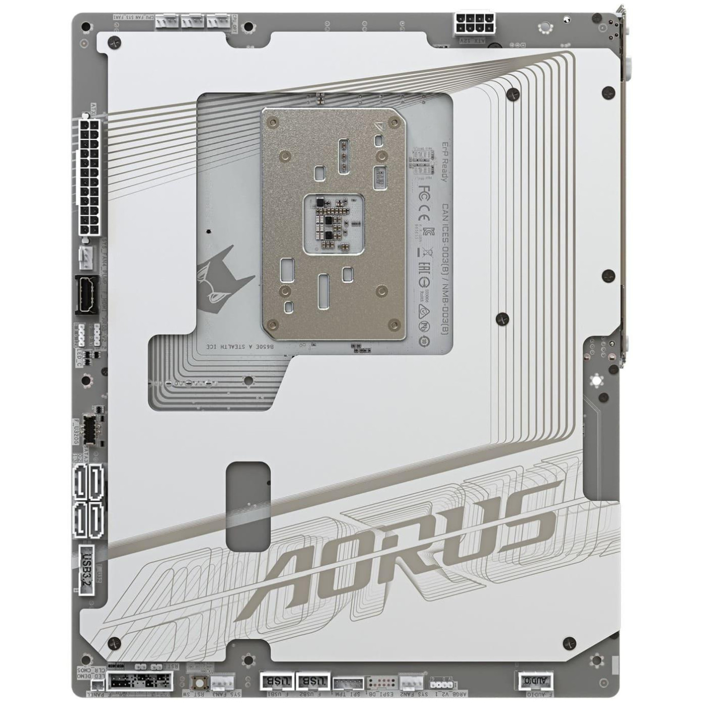 Материнська плата Gigabyte B650E AORUS STEALTH ICE BTF (B650E AORUS STEALTH ICE) (Socket AM5, AMD B650, ATX)