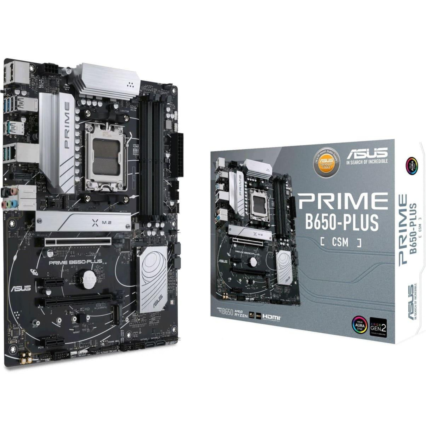 Материнська плата ASUS PRIME B650-PLUS-CSM (PRIME B650-PLUS-CSM) (Socket AM5, AMD B650, ATX)