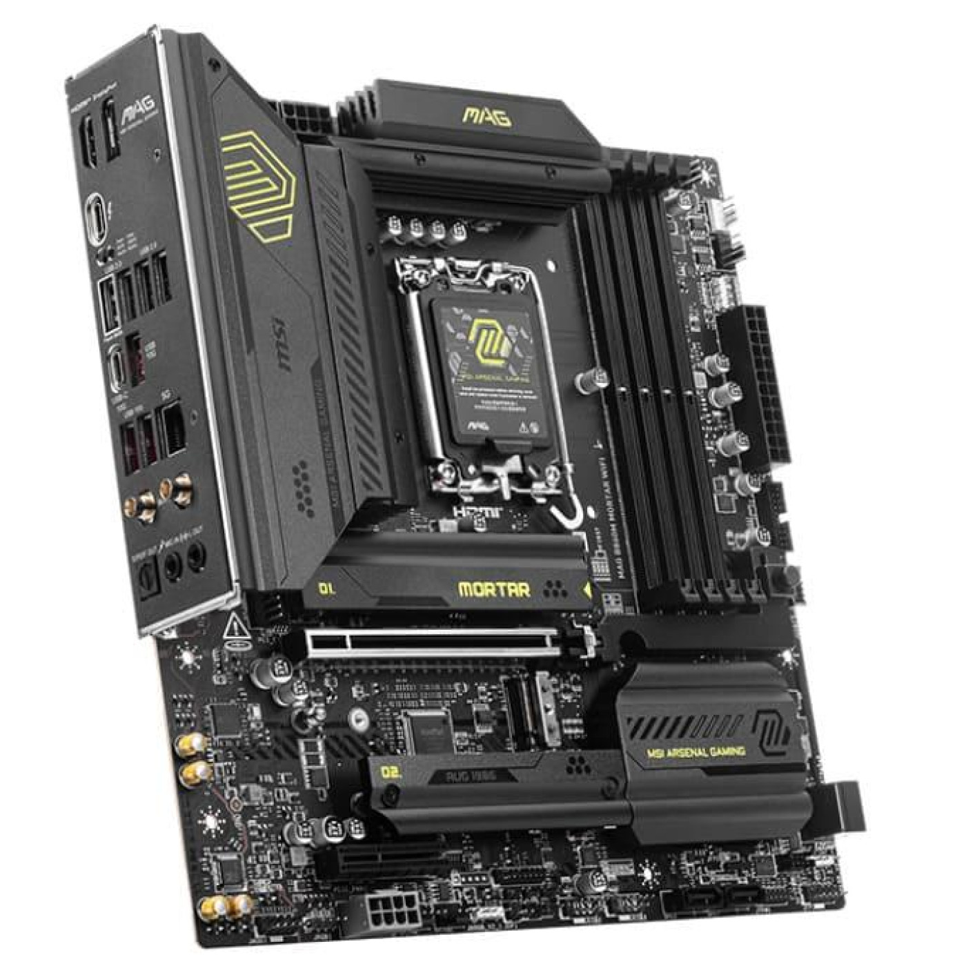 Материнська плата MSI MAG B860M MORTAR WIFI (MAG B860M MORTAR WIFI) (Socket 1851, Intel B860, Micro-ATX)