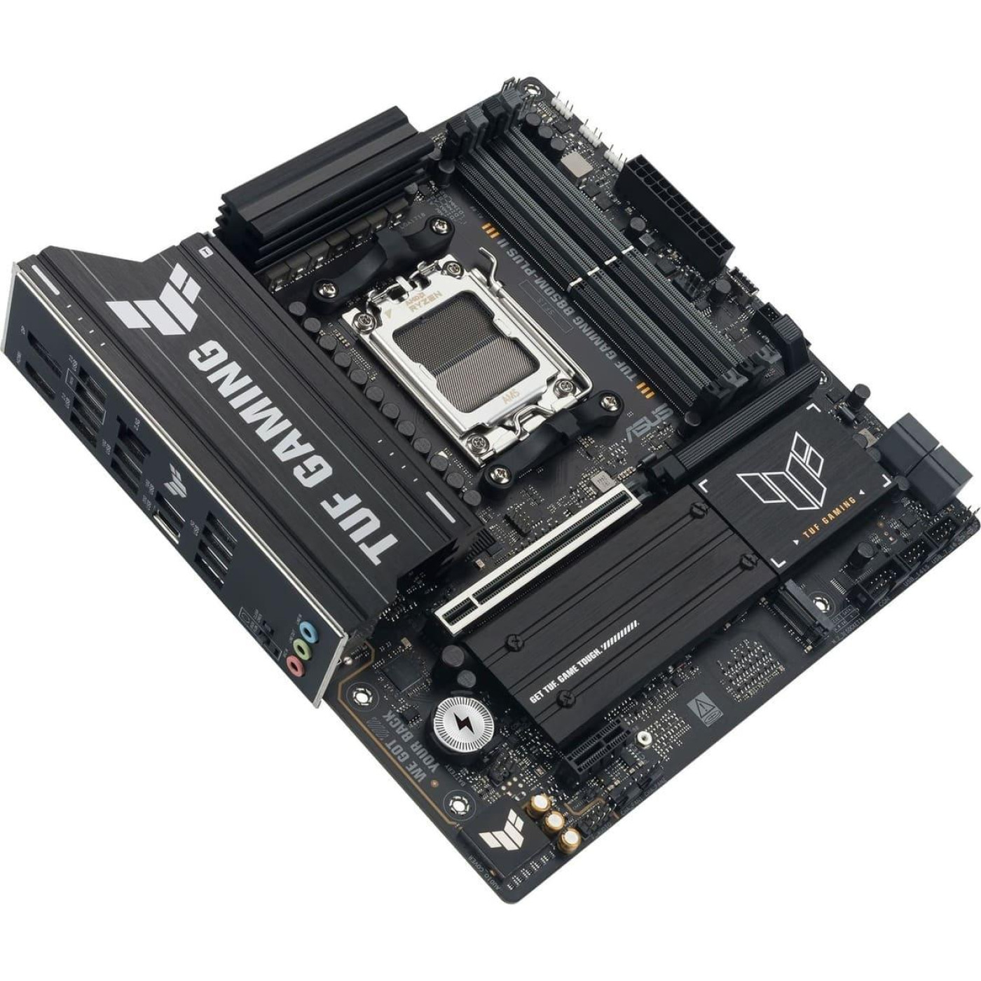 Материнская плата ASUS TUF GAMING B850M-PLUS II (TUF GAMING B850M-PLUS II) (Socket AM5, AMD B850, Micro-ATX) U1