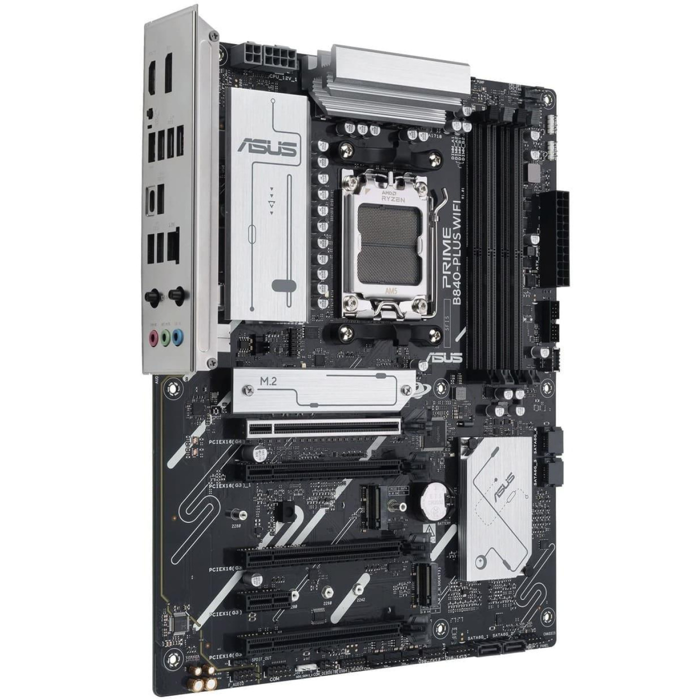 Материнська плата ASUS PRIME B840-PLUS WIFI (PRIME B840-PLUS WIFI) (Socket AM5, AMD B840, ATX)