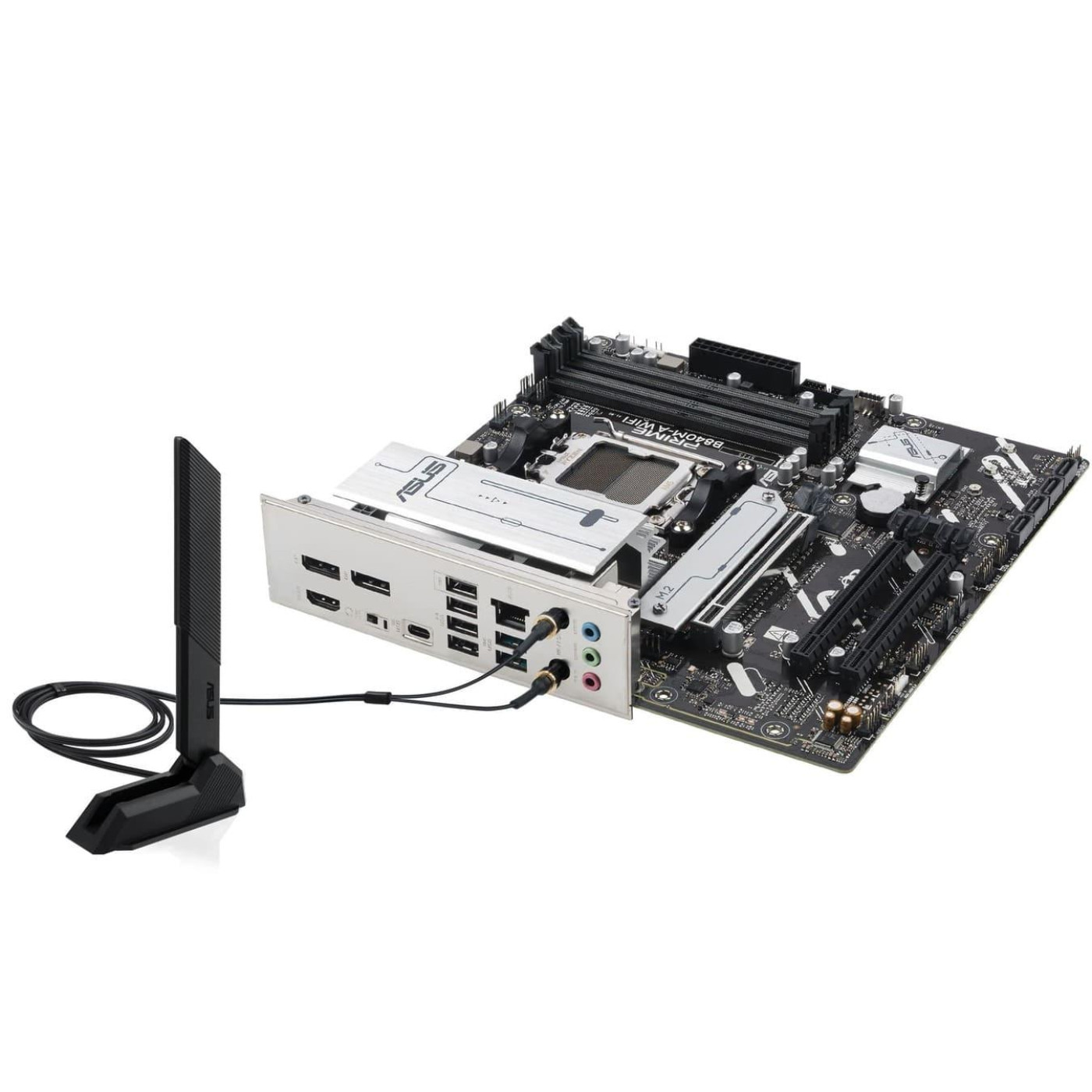 Материнская плата ASUS PRIME B840M-A WIFI (PRIME B840M-A WIFI) (Socket AM5, AMD B840, Micro-ATX)