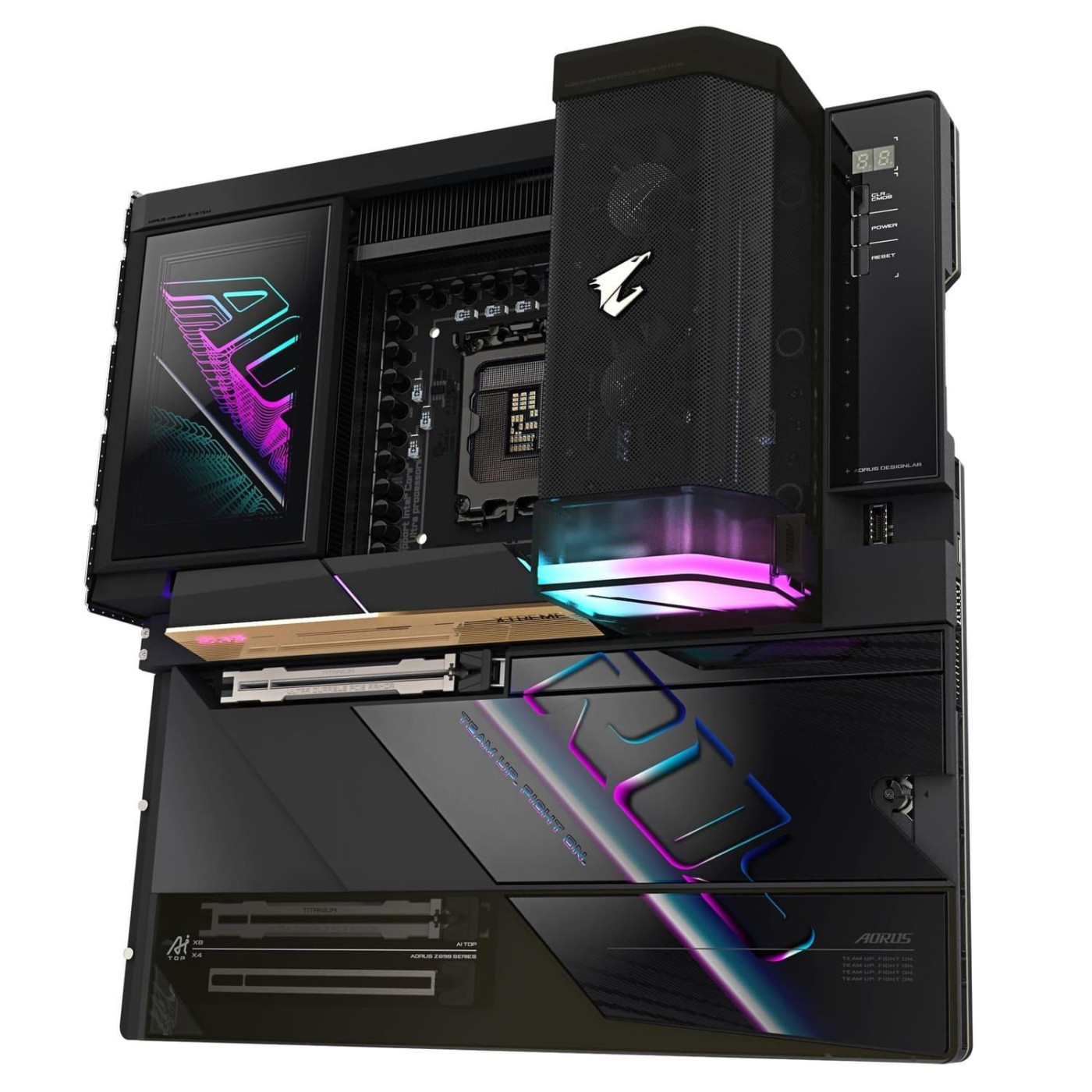 Материнська плата Gigabyte Z890 AORUS XTREME AI TOP (Z890 AORUS XTREME AI TOP) (Socket 1851, Intel Z890, E-ATX)