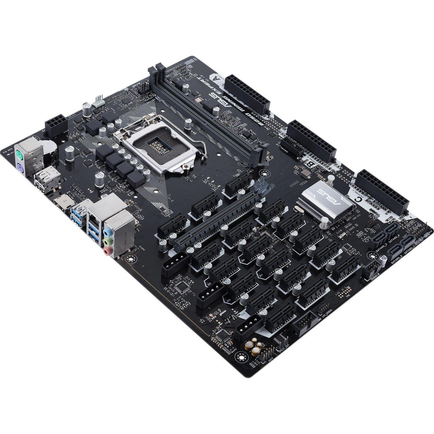 Материнская плата ASUS B250 Mining Expert (B250 Mining Expert) (Socket 1151, Intel B250, ATX) Б/у,U1