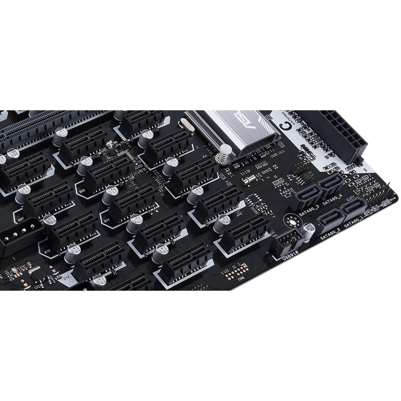 Материнская плата ASUS B250 Mining Expert (B250 Mining Expert) (Socket 1151, Intel B250, ATX) Б/у,U1