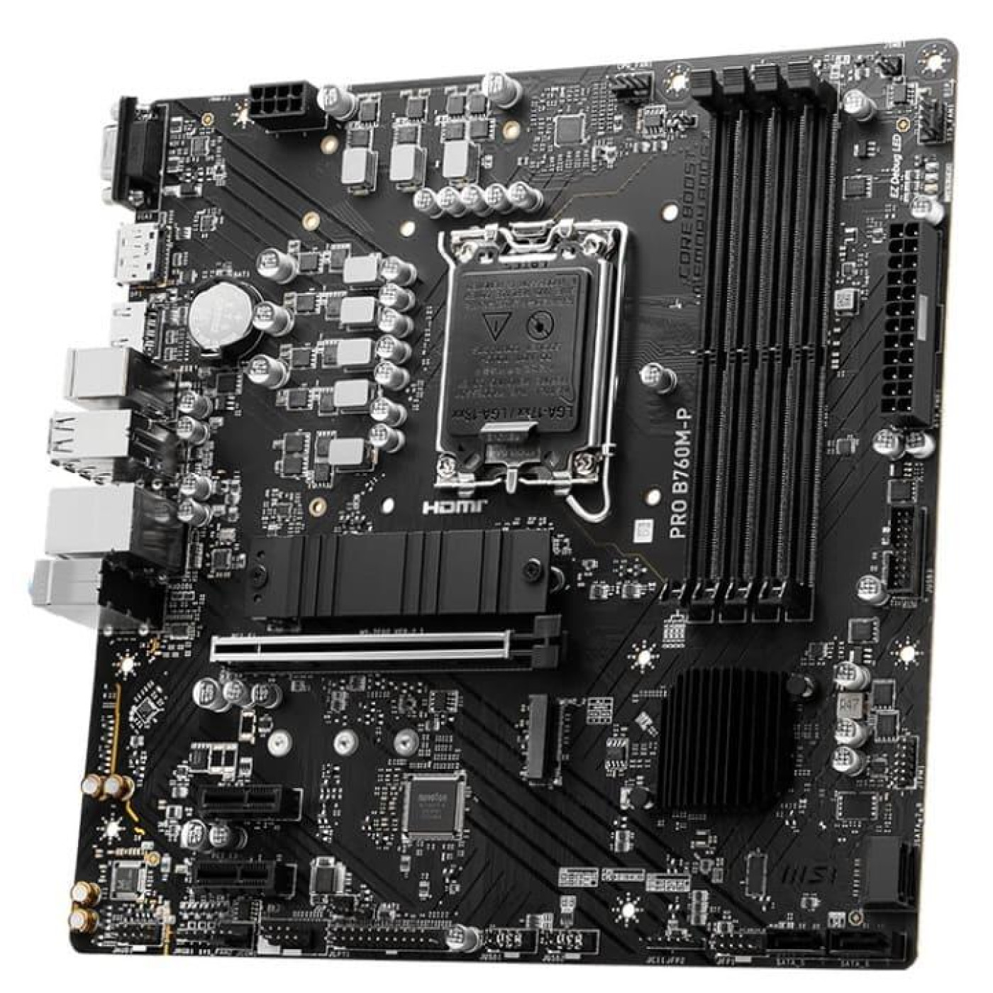 Материнская плата MSI Pro B760M-P (PRO B760M-P) (Socket 1700, Intel B760, Micro-ATX)