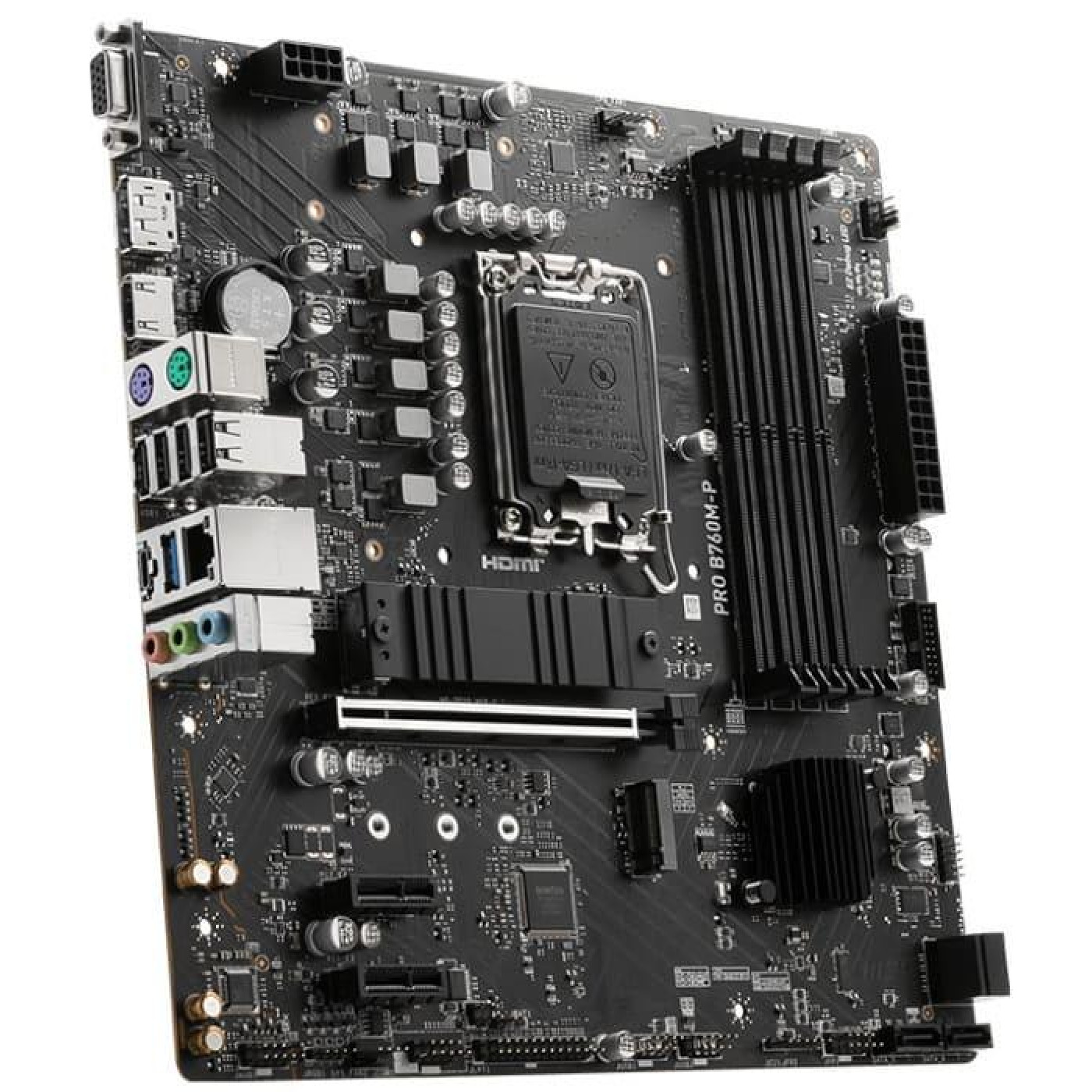 Материнская плата MSI Pro B760M-P (PRO B760M-P) (Socket 1700, Intel B760, Micro-ATX)