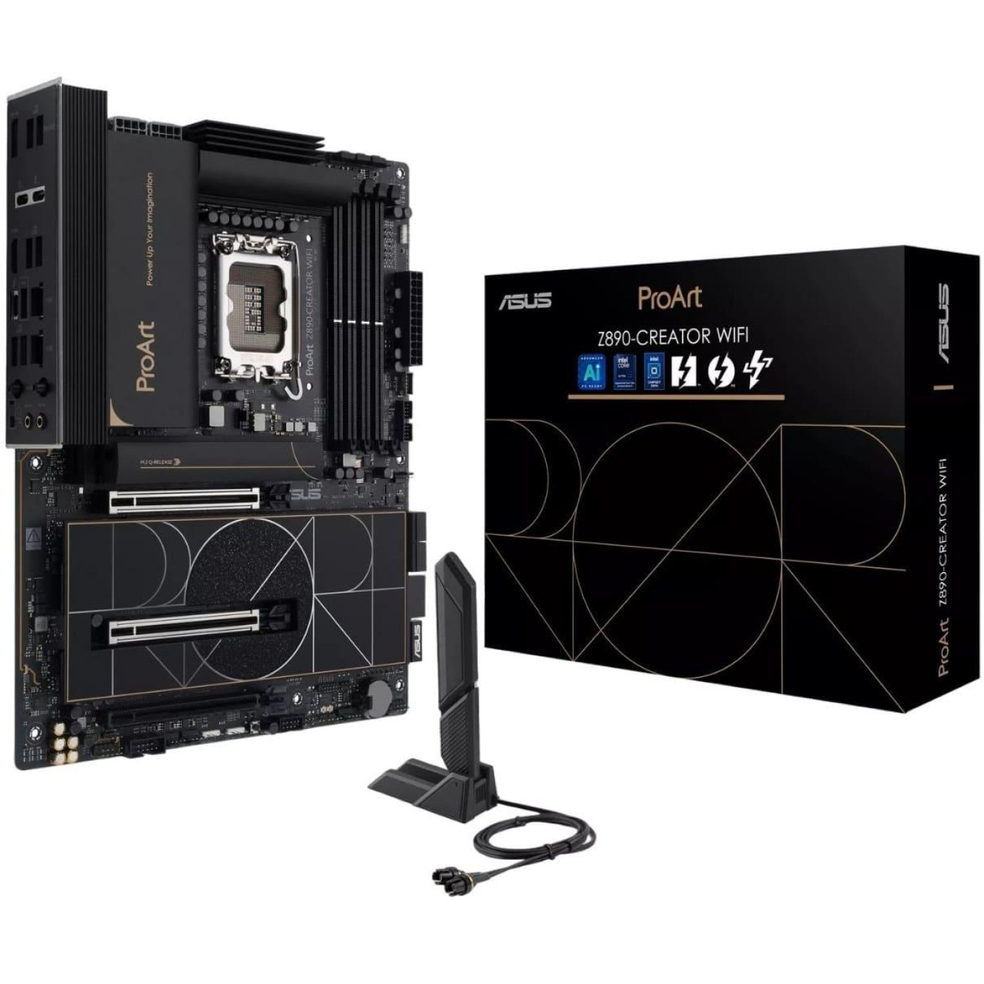 Материнська плата ASUS PROART Z890-CREATOR WIFI (PROART Z890-CREATOR WIFI) (Socket 1851, Intel Z890, ATX)