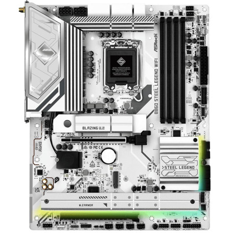 Материнська плата AsRock B860 Steel Legend WiFi (B860 Steel Legend WiFi) (Socket 1851, Intel B860, ATX)