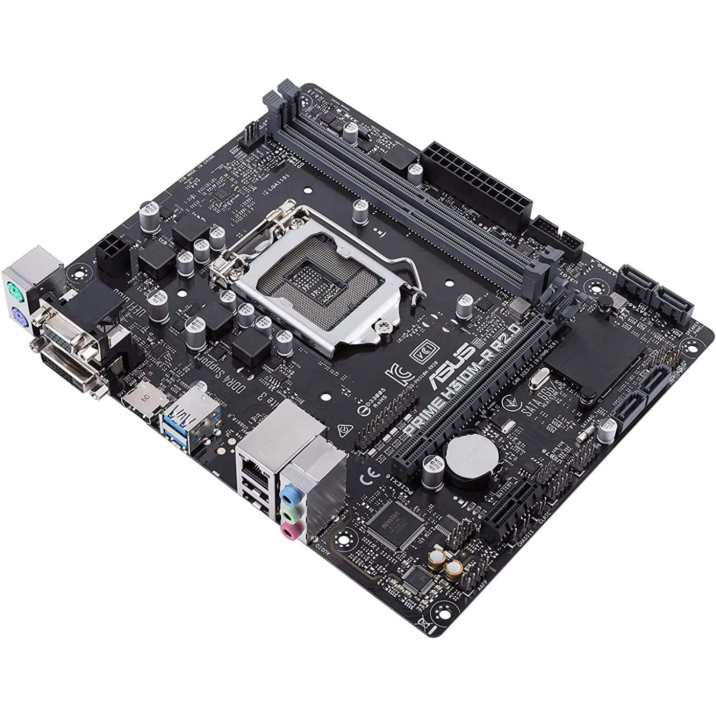 Материнська плата ASUS Prime H310M-R R2.0 (Prime H310M-R R2.0) (Socket 1151 v2, Intel H310, Micro-ATX)