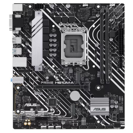 Материнська плата ASUS PRIME H610M-A-CSM (PRIME H610M-A-CSM) (Socket 1700, Intel H610, Micro-ATX)