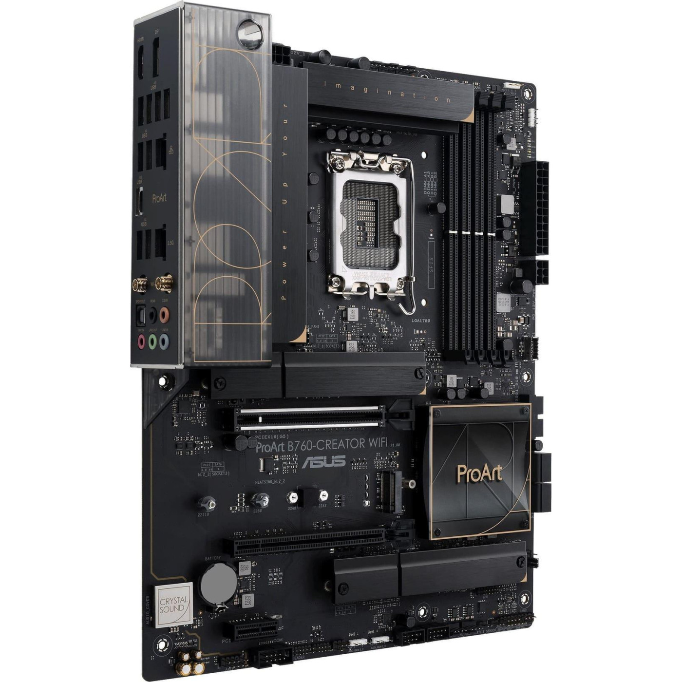 Материнська плата ASUS PROART B760-CREATOR WIFI (PROART B760-CREATOR WIFI) (Socket 1700, Intel B760, ATX)