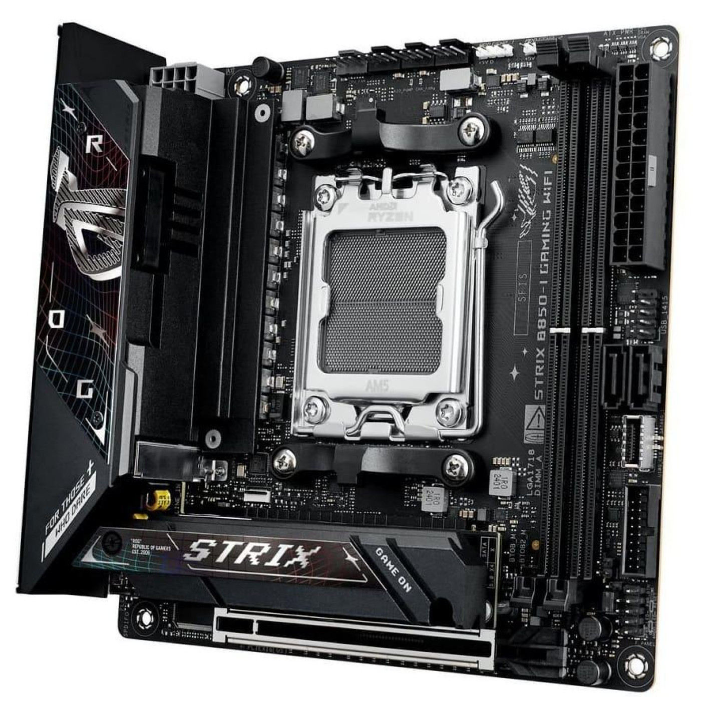 Материнська плата ASUS ROG STRIX B850-I GAMING WIFI (ROG STRIX B850-I GAMING WIFI) (Socket AM5, AMD B850, Mini-ITX)