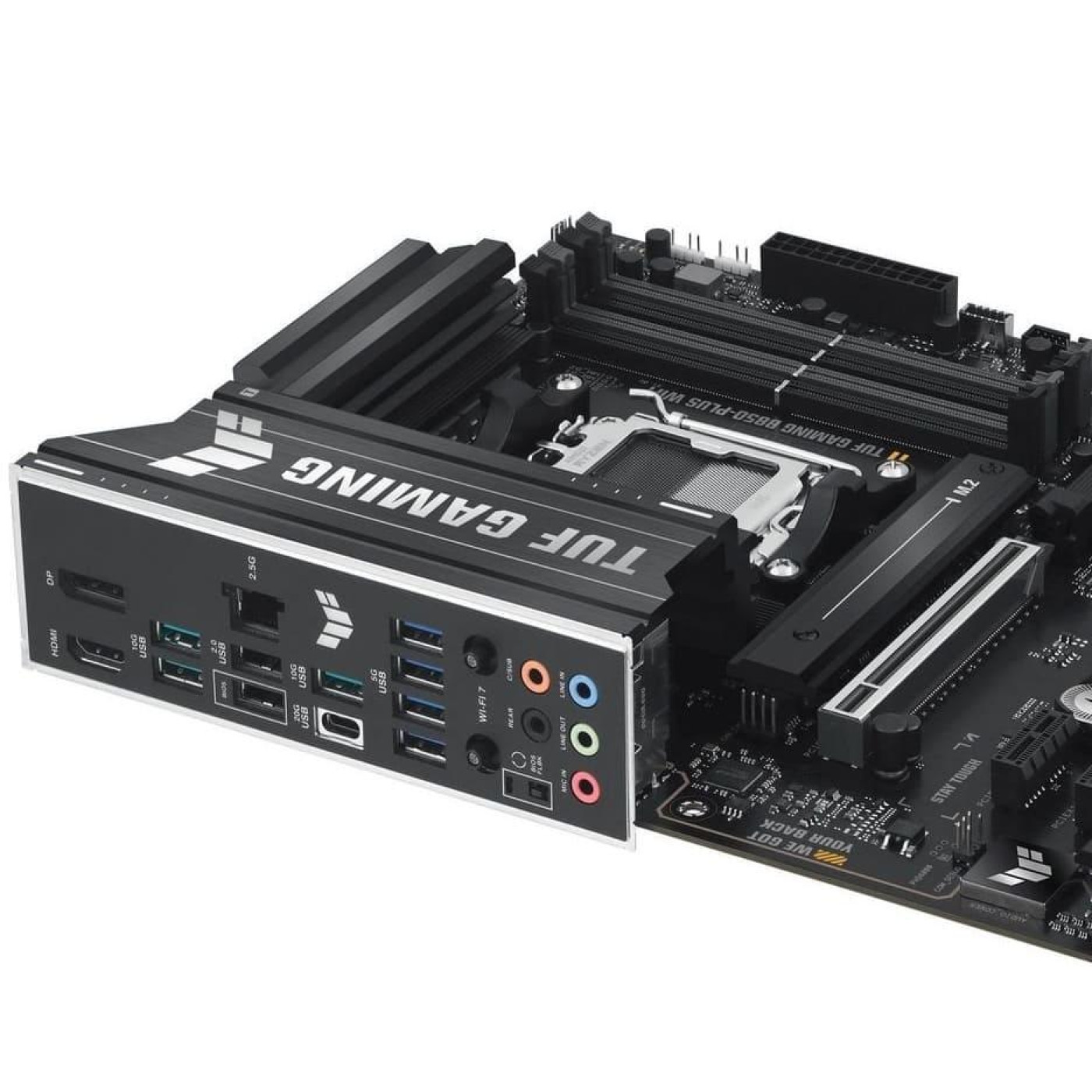 Материнская плата ASUS TUF GAMING B850-PLUS WIFI (TUF GAMING B850-PLUS WIFI) (Socket AM5, AMD B850, ATX) U1