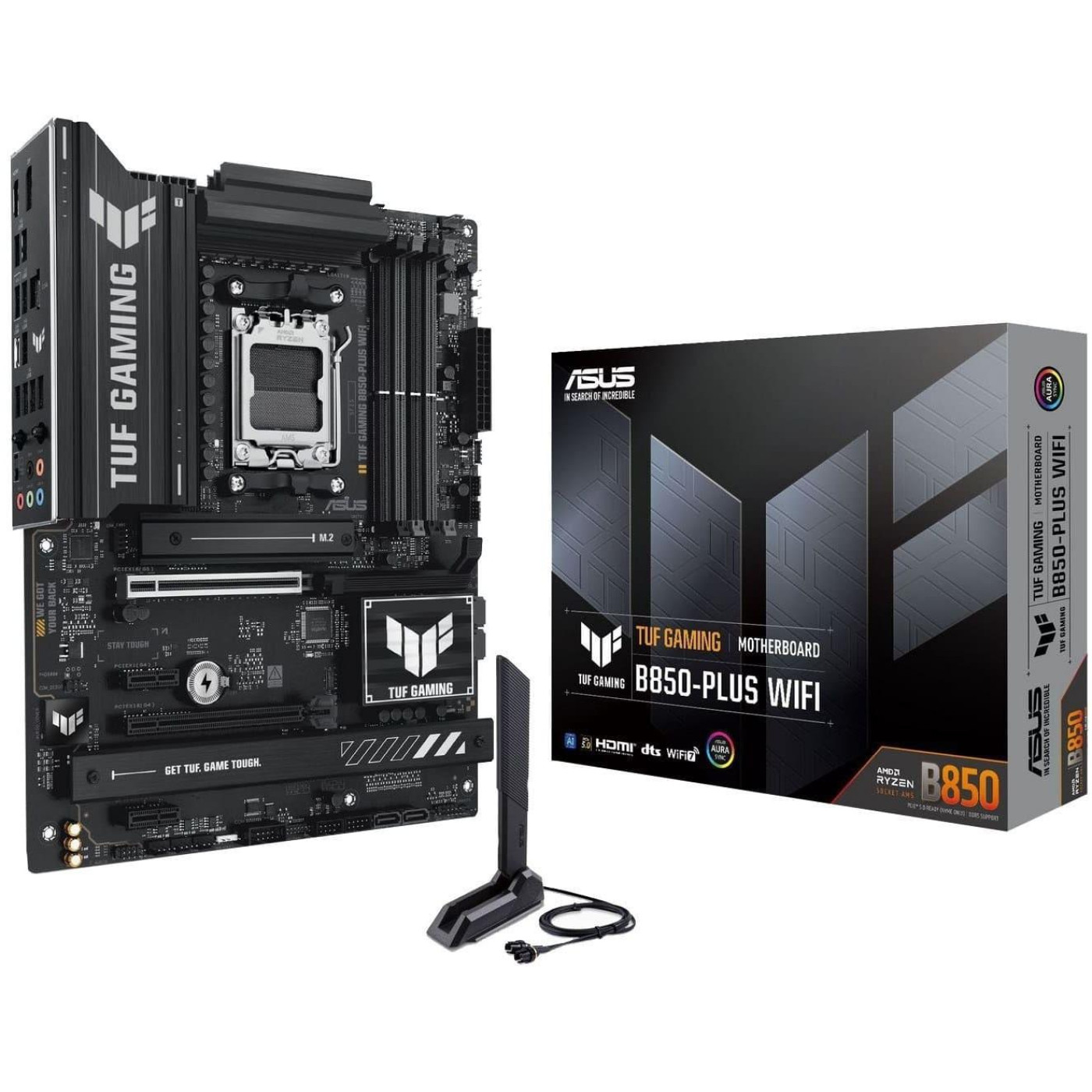 Материнская плата ASUS TUF GAMING B850-PLUS WIFI (TUF GAMING B850-PLUS WIFI) (Socket AM5, AMD B850, ATX) U1