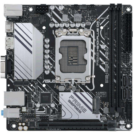 Материнська плата ASUS PRIME H610I-PLUS D4-CSM (PRIME H610I-PLUS D4-CSM) (Socket 1700, Intel H610, Mini-ITX)