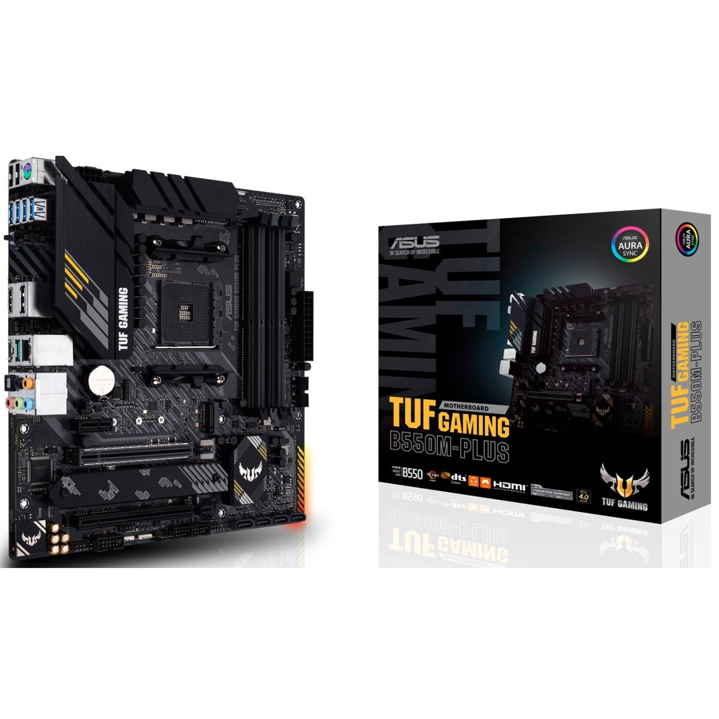 Материнська плата ASUS TUF Gaming B550M-Plus (TUF Gaming B550M-Plus) (Socket AM4, AMD B550, Micro-ATX)