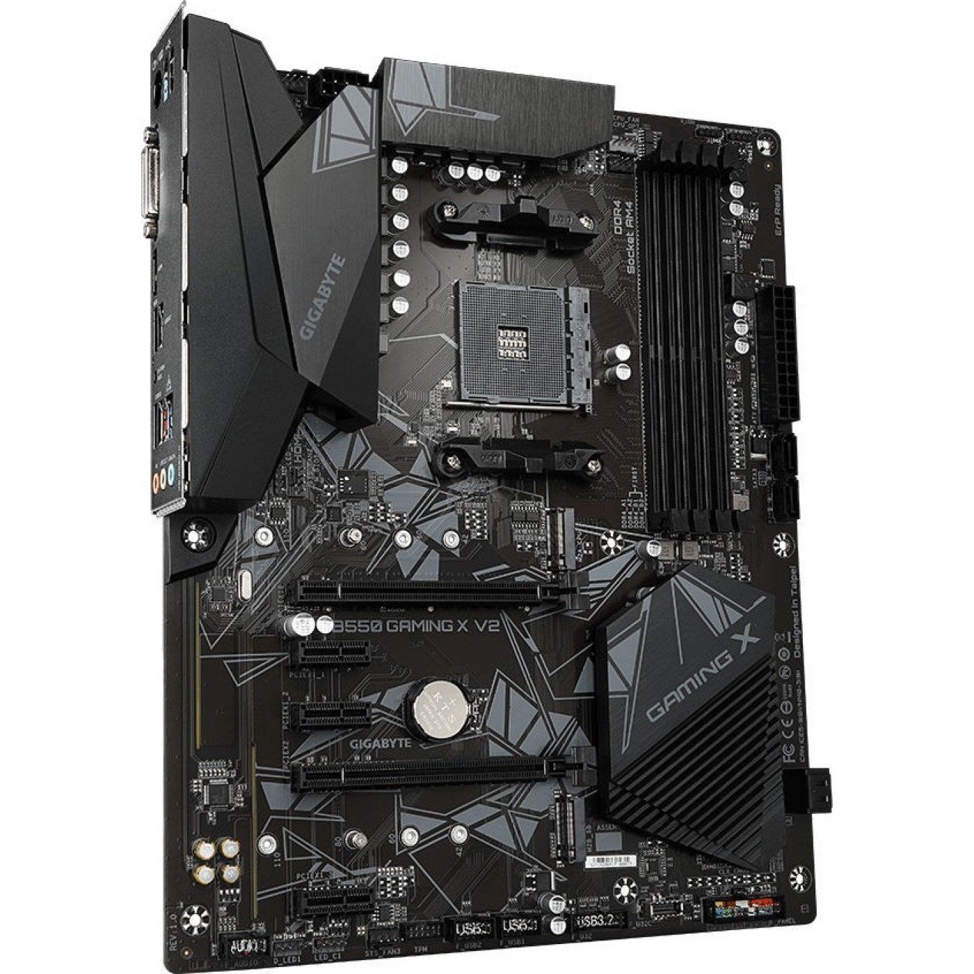 Материнська плата Gigabyte B550 Gaming X V2 (B550 GAMING X V2) (Socket AM4, AMD B550, ATX)