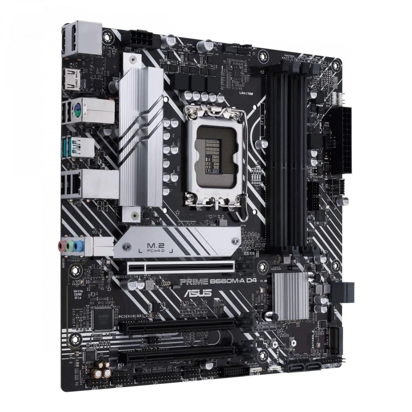 Материнська плата ASUS PRIME B660M-A D4-CSM (PRIME B660M-A D4-CSM) (Socket 1700, Intel B660, Micro-ATX)