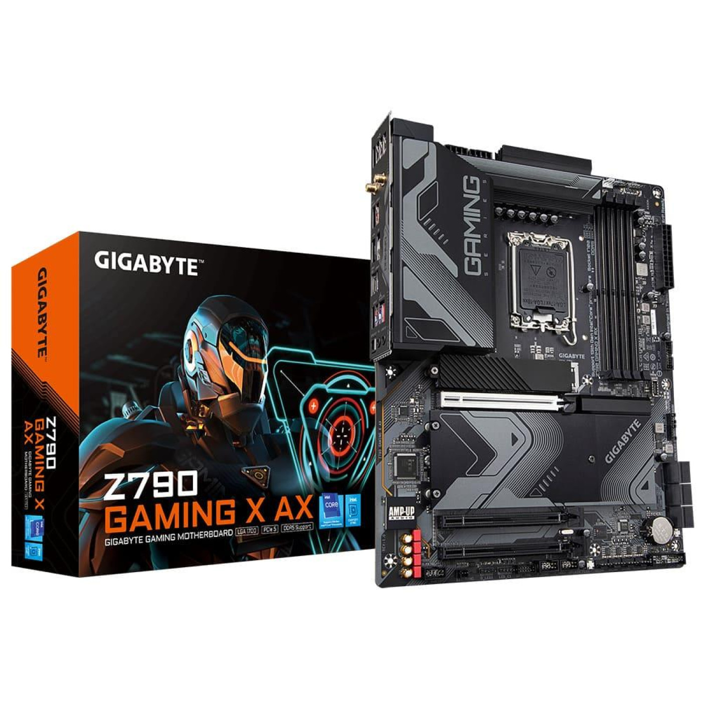 Материнська плата Gigabyte Z790 GAMING X AX (Z790 GAMING X AX) (Socket 1700, Intel Z790, ATX) Б/в