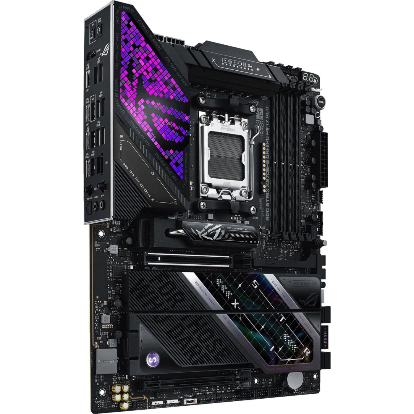Материнская плата ASUS ROG STRIX X870E-E GAMING WIFI7 NEO (ROG STRIX X870E-E GAMING WIFI7 NEO) (Socket AM5, AMD X870E, ATX)