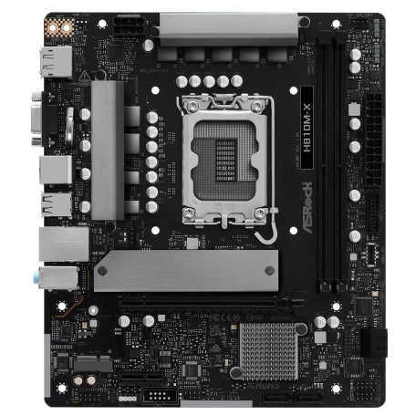 Материнська плата ASRock H810M-X (H810M-X) (Socket 1851, Intel H810, Micro-ATX)