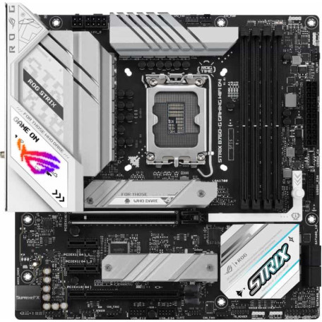 Материнська плата ASUS ROG STRIX B760-G GAMING WIFI (ROG STRIX B760-G GAMING WIFI) (Socket 1700, Intel B760, Micro-ATX)