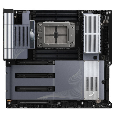 Материнская плата GIGABYTE TRX50 AI TOP (TRX50 AI TOP) (Socket TR5, AMD TRX50, EEB)