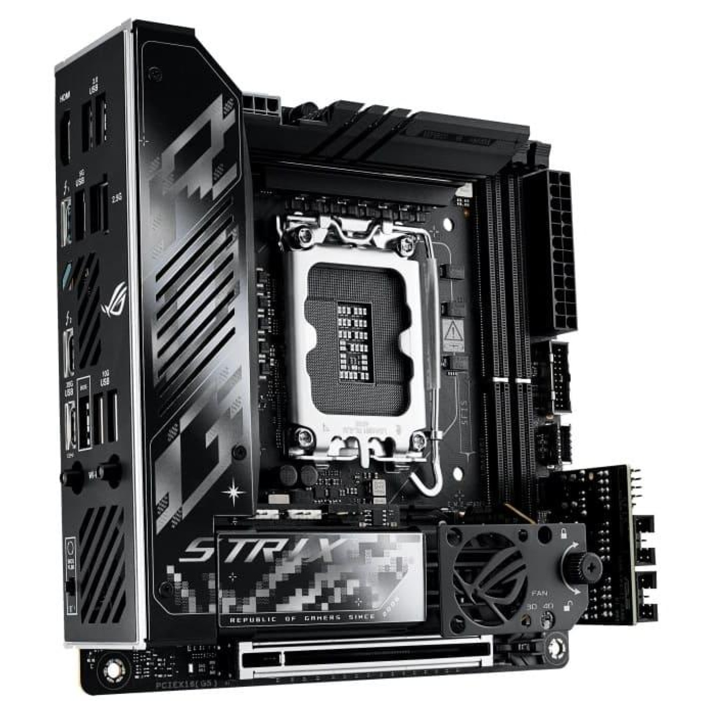 Материнська плата ASUS ROG STRIX Z890-I GAMING WIFI (ROG STRIX Z890-I GAMING WIFI) (Socket 1851, Intel Z890, Mini-ITX)