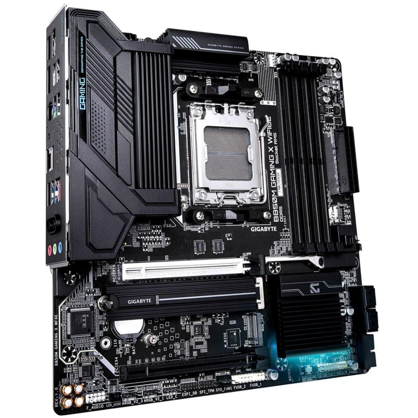Материнська плата Gigabyte B850M GAMING X WIFI6E (B850M GAMING X WIFI6E) (Socket AM5, AMD B850, Micro-ATX)
