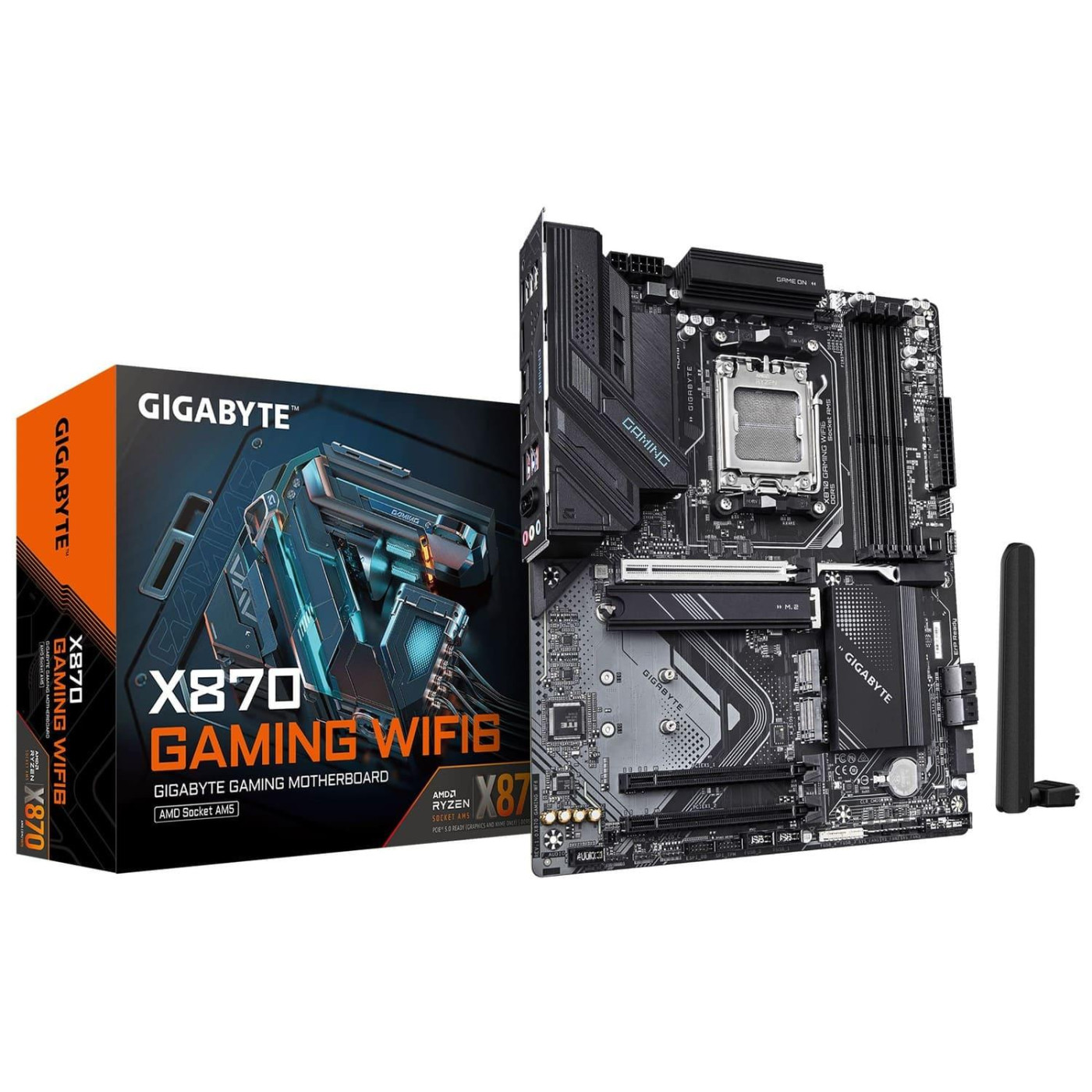 Материнська плата Gigabyte X870 GAMING WIFI6 (X870 GAMING WIFI6) (Socket AM5, AMD X870, ATX)