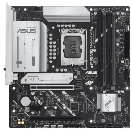 Материнська плата ASUS PRIME B860M-A WIFI (PRIME B860M-A WIFI) (Socket 1851, Intel B860, Micro-ATX)