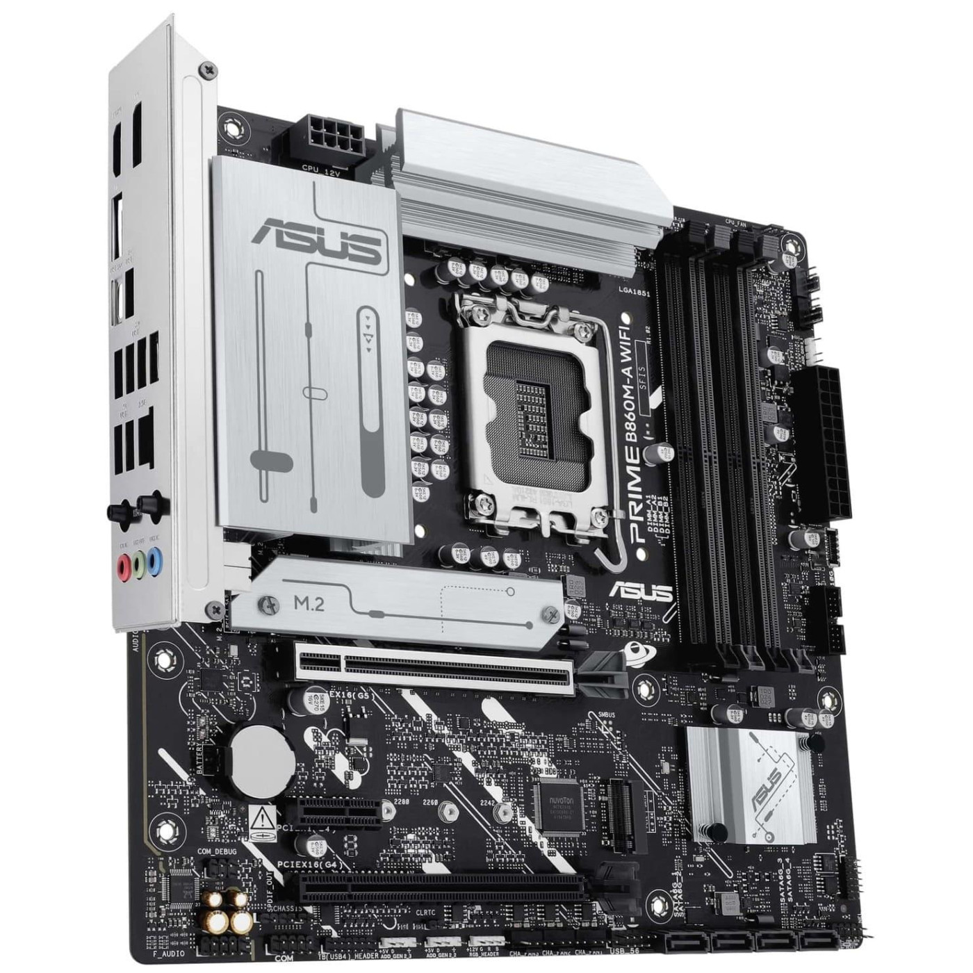 Материнская плата ASUS PRIME B860M-A WIFI (PRIME B860M-A WIFI) (Socket 1851, Intel B860, Micro-ATX)