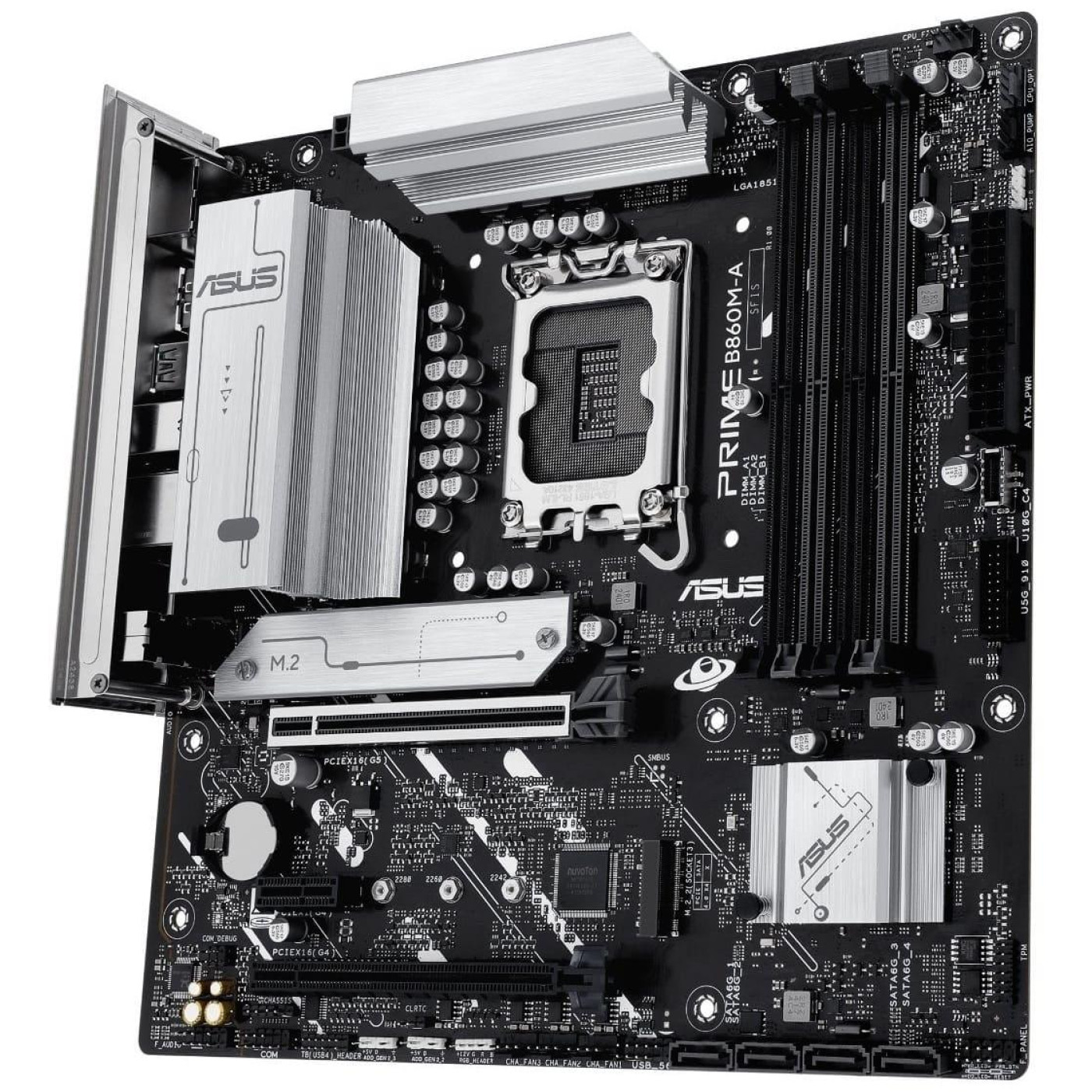 Материнская плата ASUS PRIME B860M-A-CSM (PRIME B860M-A-CSM) (Socket 1851, Intel B860, Micro-ATX)