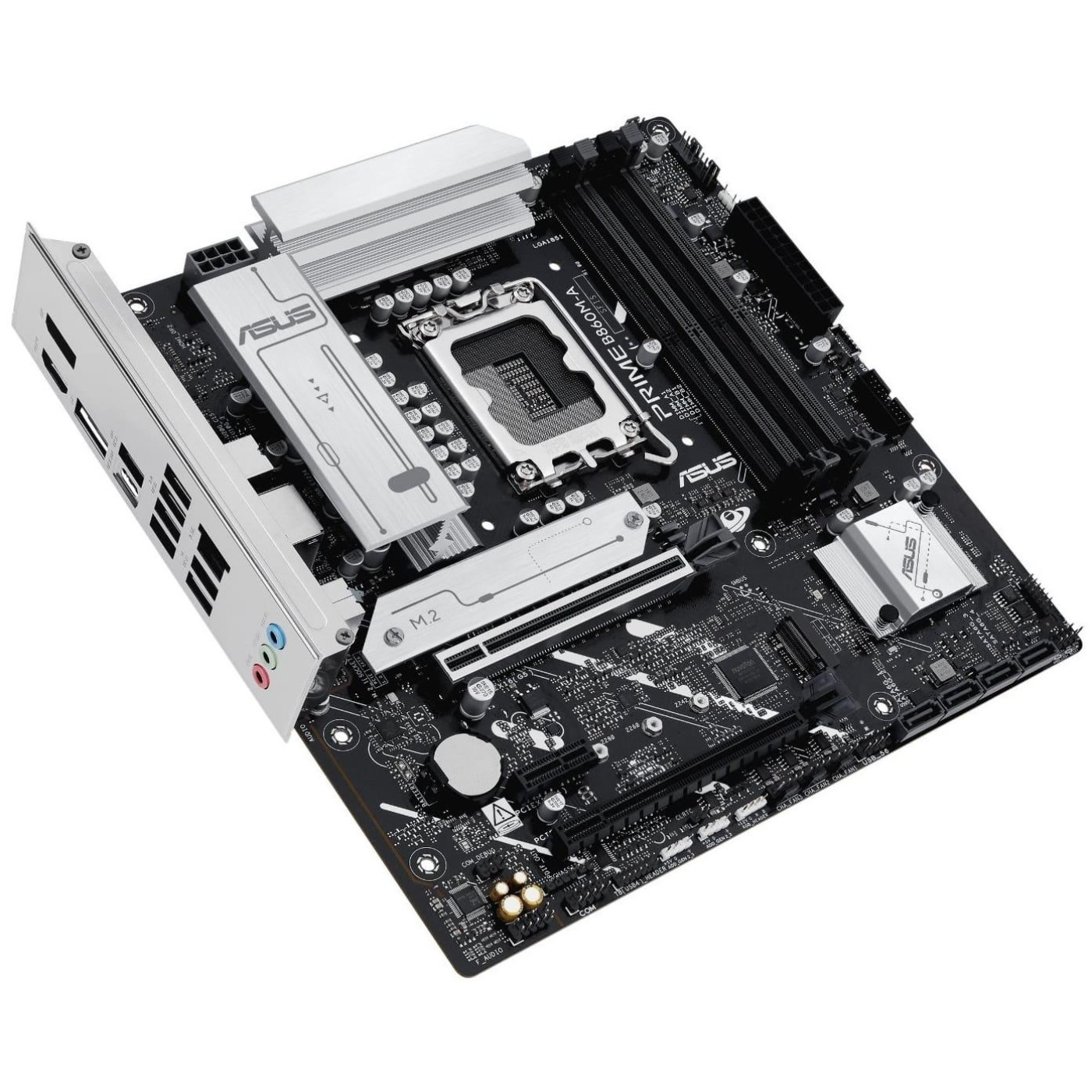 Материнская плата ASUS PRIME B860M-A-CSM (PRIME B860M-A-CSM) (Socket 1851, Intel B860, Micro-ATX)