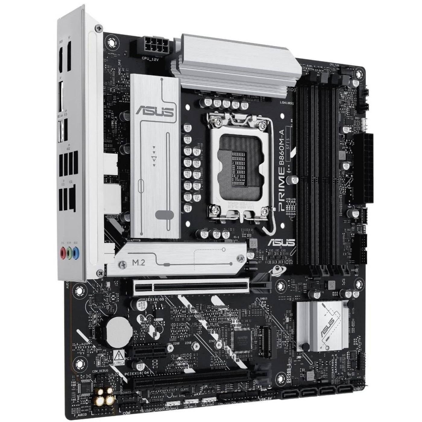Материнская плата ASUS PRIME B860M-A-CSM (PRIME B860M-A-CSM) (Socket 1851, Intel B860, Micro-ATX)