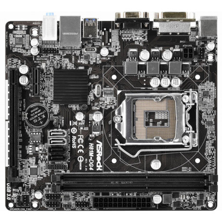 Материнська плата AsRock H81M-DG4 (H81M-DG4) (Socket 1150, Intel H81, Micro-ATX) Б/в,U1