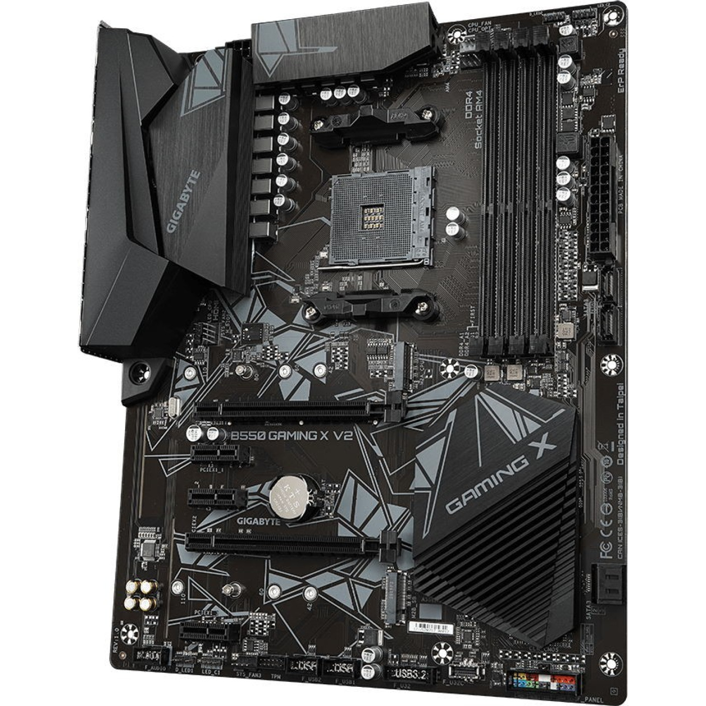 Материнська плата Gigabyte B550 Gaming X V2 (B550 GAMING X V2) (Socket AM4, AMD B550, ATX)