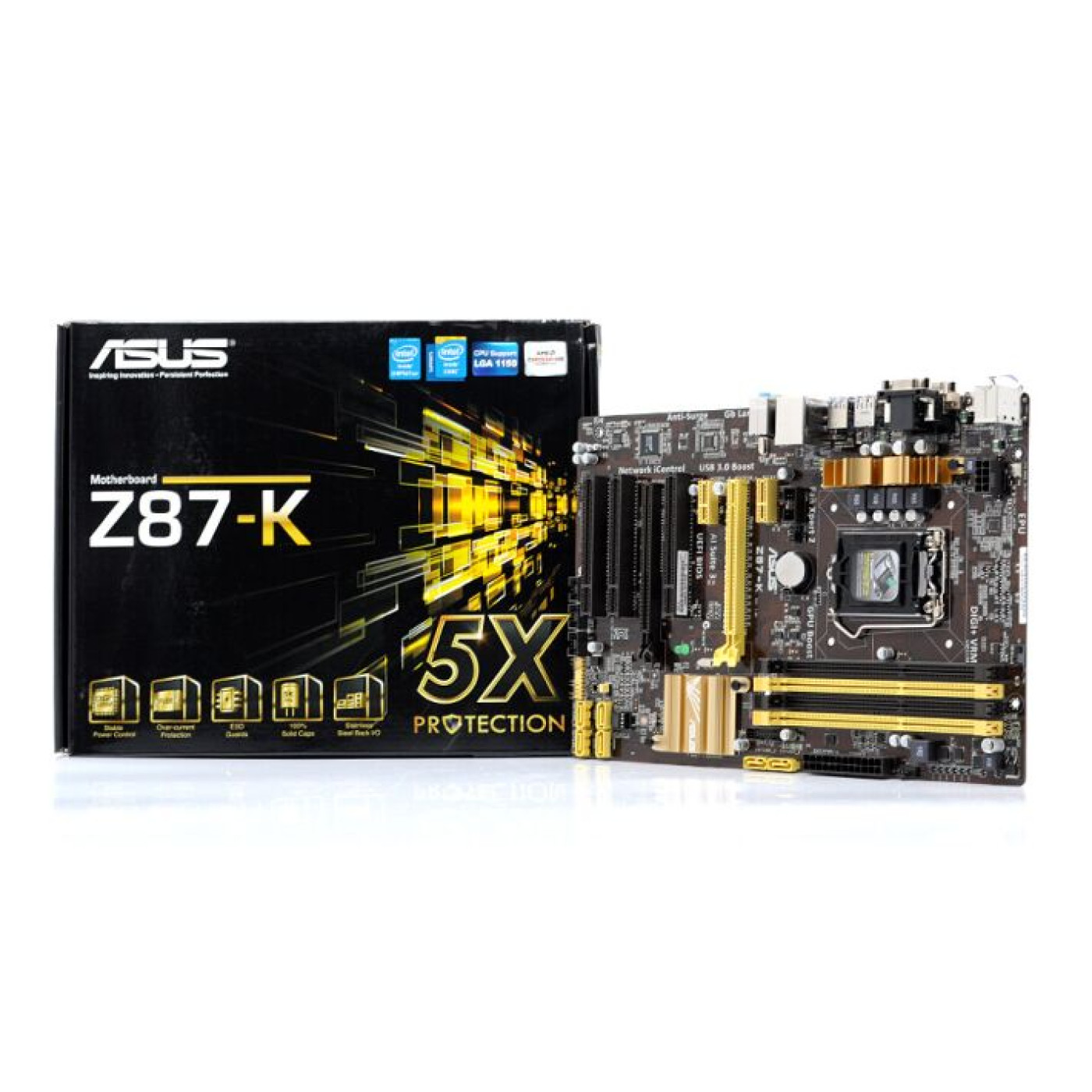 Материнська плата ASUS Z87-K (Z87-K) (s1150, Intel Z87, ATX)